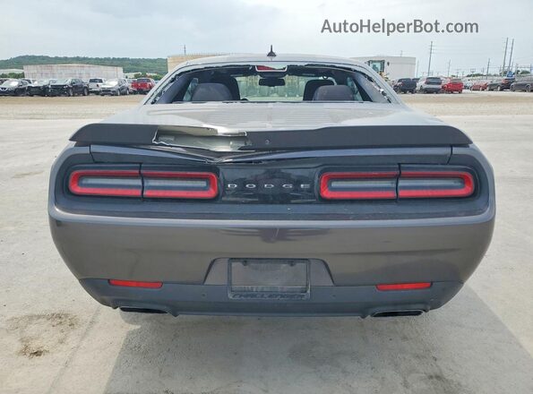 2C3CDZBT4JH116722 2018 DODGE CHALLENGER Gray Widok z tyłu