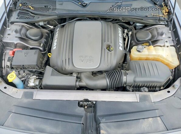 2C3CDZBT4JH116722 2018 DODGE CHALLENGER Gray Widok wnętrza z tyłu