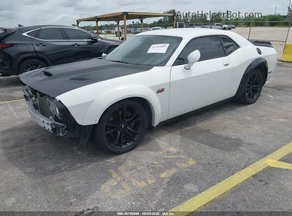 2C3CDZBT4KH659621 2019 DODGE CHALLENGER Белый Передняя левая четверть