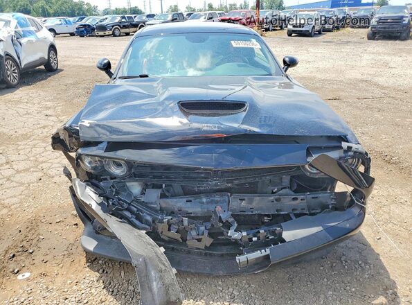 2C3CDZBT4KH708767 2019 DODGE CHALLENGER Black წინა ხედი