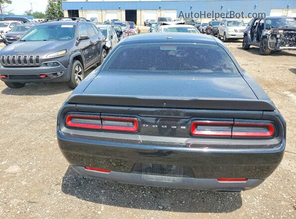 2C3CDZBT4KH708767 2019 DODGE CHALLENGER Black უკანა ხედი