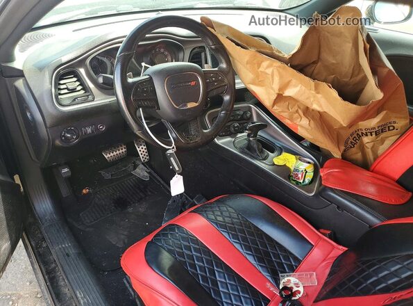 2C3CDZBT4KH708767 2019 DODGE CHALLENGER Black წინა პანელის ხედი