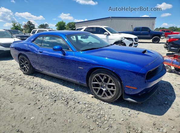 2C3CDZBT4KH747911 2019 DODGE CHALLENGER Blue წინა მარჯვენა