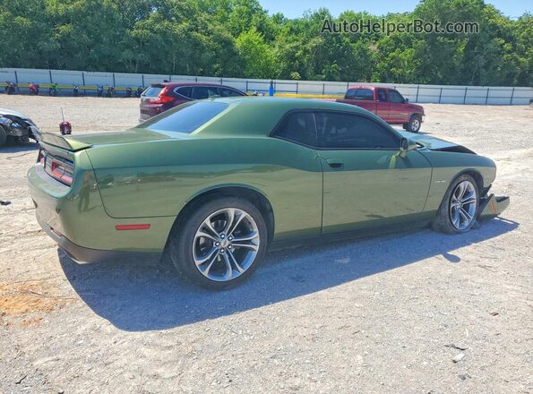 2C3CDZBT4LH214992 2020 DODGE CHALLENGER Green Задня права чверть