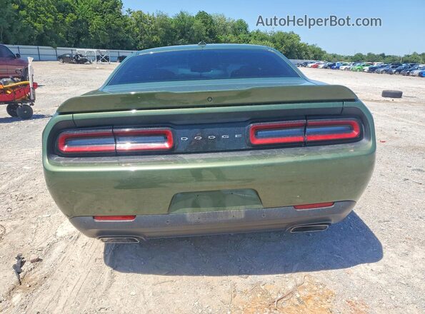 2C3CDZBT4LH214992 2020 DODGE CHALLENGER Green Вид ззаду