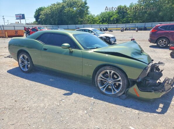 2C3CDZBT4LH214992 2020 DODGE CHALLENGER Green Передня права чверть