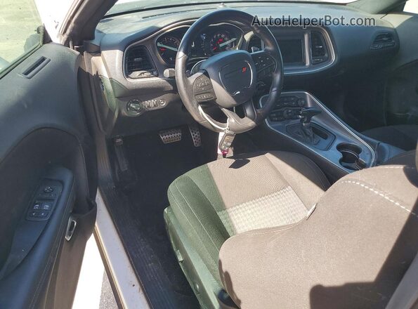 2C3CDZBT4NH249857 2022 DODGE CHALLENGER White წინა პანელის ხედი