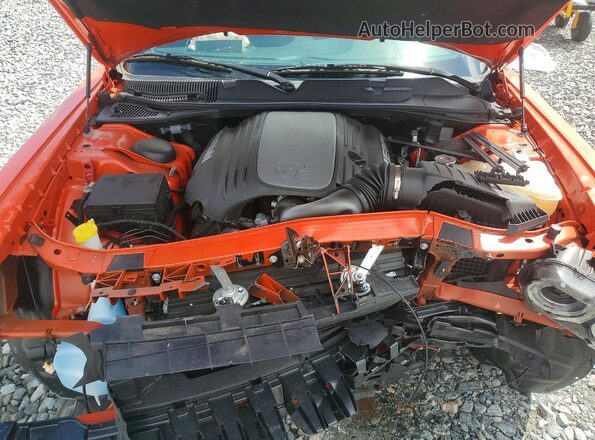 2C3CDZBT4PH662445 2023 DODGE CHALLENGER Orange Widok wnętrza z tyłu
