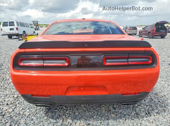 2C3CDZBT4PH662445 2023 DODGE CHALLENGER Orange Widok z tyłu