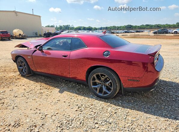 2C3CDZBT5JH259985 2018 DODGE CHALLENGER Maroon Rear left