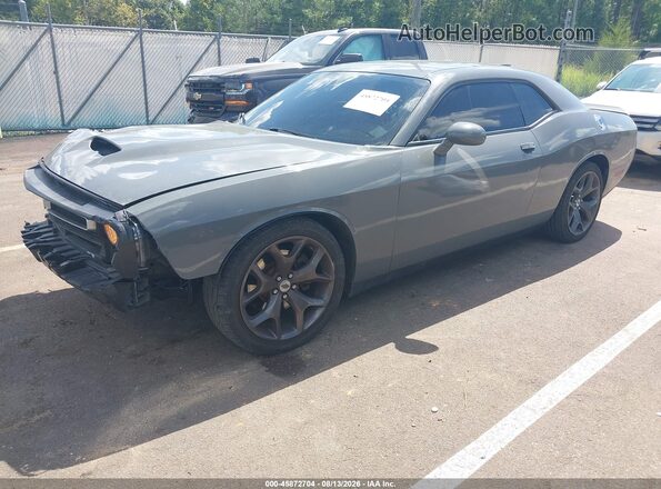 2C3CDZBT5KH642178 2019 DODGE CHALLENGER Gray Առջևի ձախ երեք քառորդ տեսարան