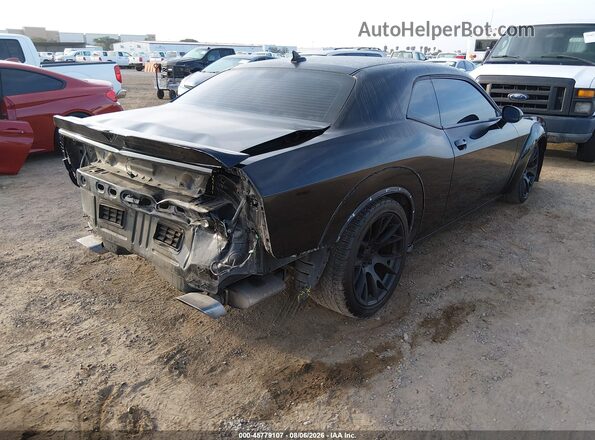 2C3CDZBT6GH177241 2016 DODGE CHALLENGER Black Trasero derecho
