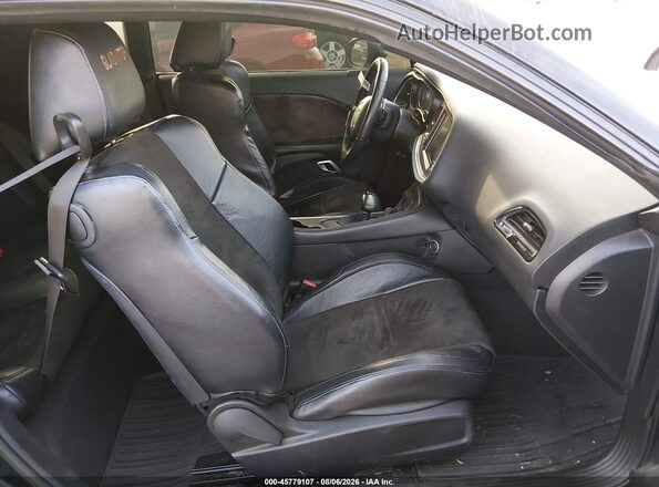 2C3CDZBT6GH177241 2016 DODGE CHALLENGER Black Vista interior delantera