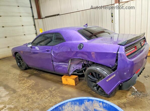 2C3CDZBT6GH202591 2016 DODGE CHALLENGER Purple Trasero izquierdo
