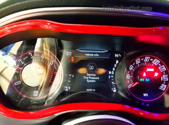 2C3CDZBT6GH202591 2016 DODGE CHALLENGER Purple Vista del cuadro de instrumentos