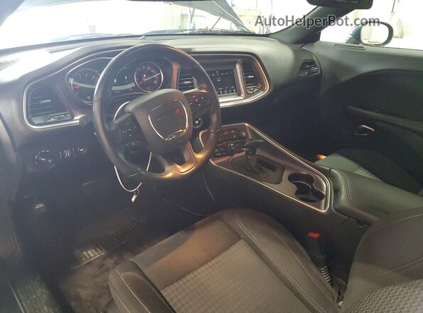 2C3CDZBT6JH130928 2018 DODGE CHALLENGER Charcoal Вид панелі приладів