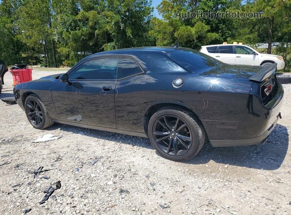 2C3CDZBT6JH199828 2018 DODGE CHALLENGER Black Tył lewy