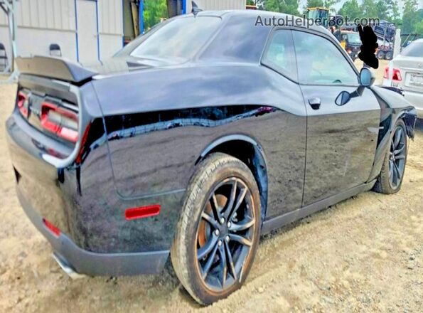 2C3CDZBT6JH246260 2018 DODGE CHALLENGER Black Trasero derecho