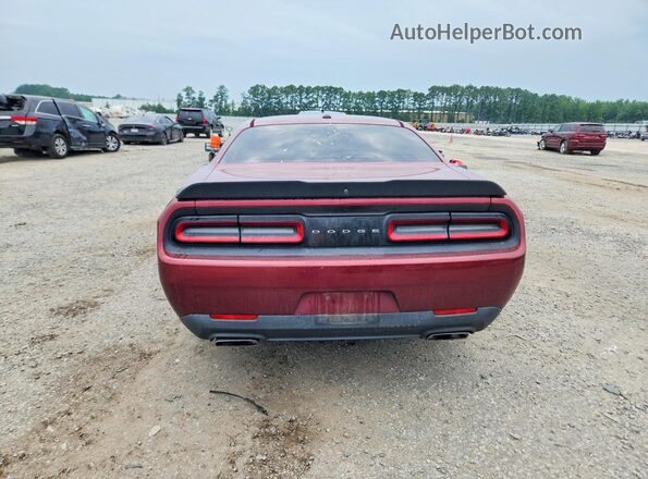 2C3CDZBT6JH270669 2018 DODGE CHALLENGER Burgundy უკანა ხედი