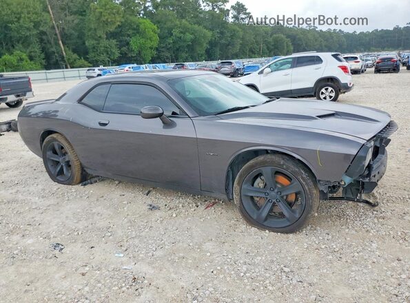 2C3CDZBT6JH294342 2018 DODGE CHALLENGER Серый Передняя правая четверть
