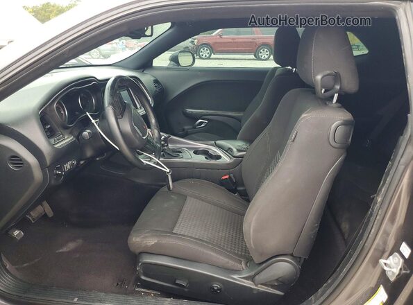2C3CDZBT6JH294342 2018 DODGE CHALLENGER Серый Вид салона спереди