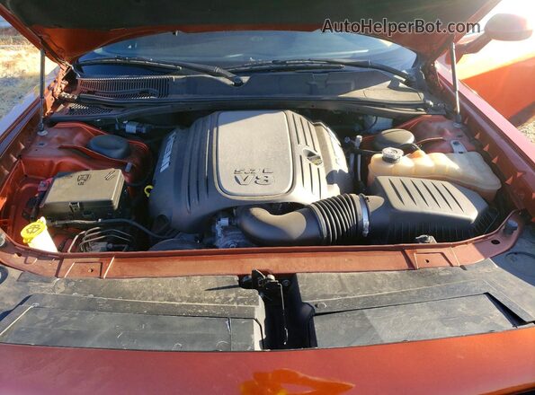 2C3CDZBT6MH526524 2021 DODGE CHALLENGER Orange Widok wnętrza z tyłu
