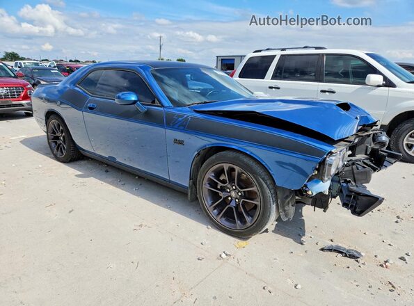 2C3CDZBT6NH101578 2022 DODGE CHALLENGER Blue Delantero derecho