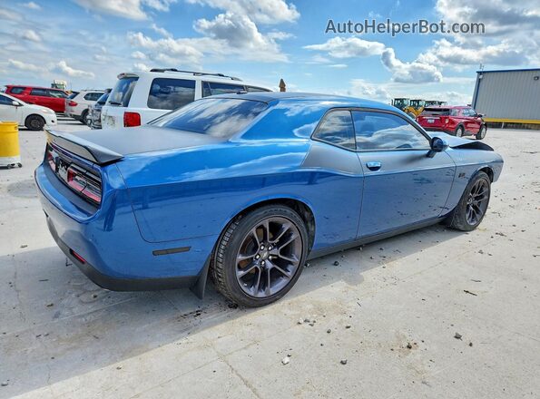 2C3CDZBT6NH101578 2022 DODGE CHALLENGER Blue Trasero derecho