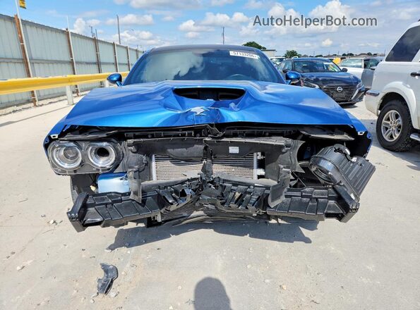 2C3CDZBT6NH101578 2022 DODGE CHALLENGER Blue Vista frontal