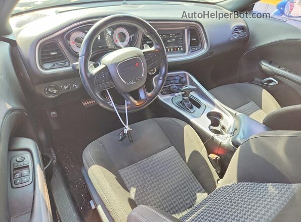 2C3CDZBT6NH101578 2022 DODGE CHALLENGER Blue Vista del salpicadero