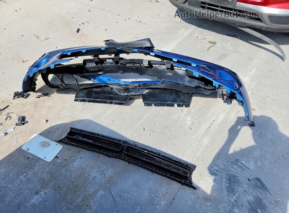 2C3CDZBT6NH101578 2022 DODGE CHALLENGER Blue Vista del compartimento del motor