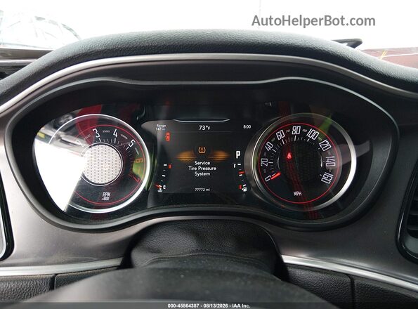 2C3CDZBT6NH124701 2022 DODGE CHALLENGER Orange Հետևի նստատեղերի տեսք