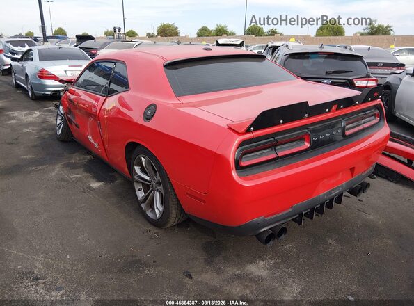 2C3CDZBT6NH124701 2022 DODGE CHALLENGER Orange Հետևի ձախ