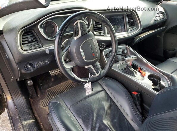 2C3CDZBT7HH554371 2017 DODGE CHALLENGER Gray წინა პანელის ხედი