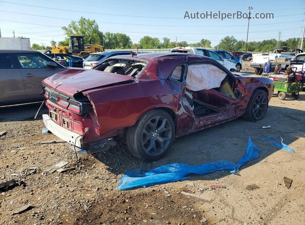 2C3CDZBT7JH286914 2018 DODGE CHALLENGER Burgundy უკანა მარჯვენა