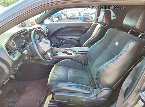 2C3CDZBT7KH552305 2019 DODGE CHALLENGER Gray Widok wnętrza z przodu