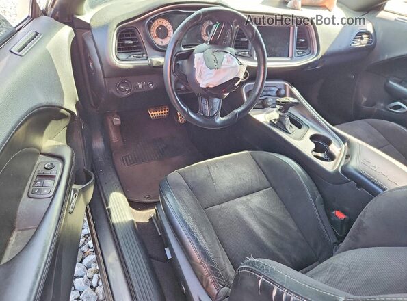 2C3CDZBT7KH552305 2019 DODGE CHALLENGER Gray Widok deski rozdzielczej