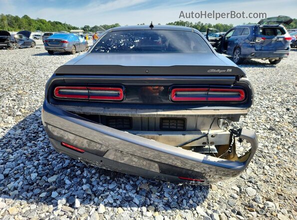 2C3CDZBT7KH552305 2019 DODGE CHALLENGER Gray Widok z tyłu