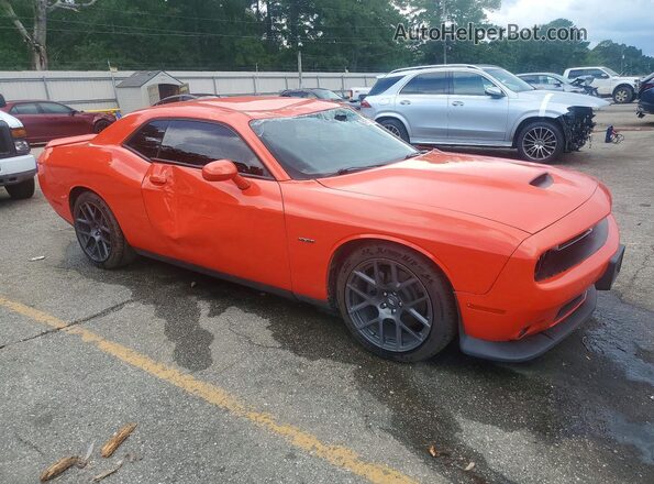 2C3CDZBT7KH621364 2019 DODGE CHALLENGER Orange Przód prawy