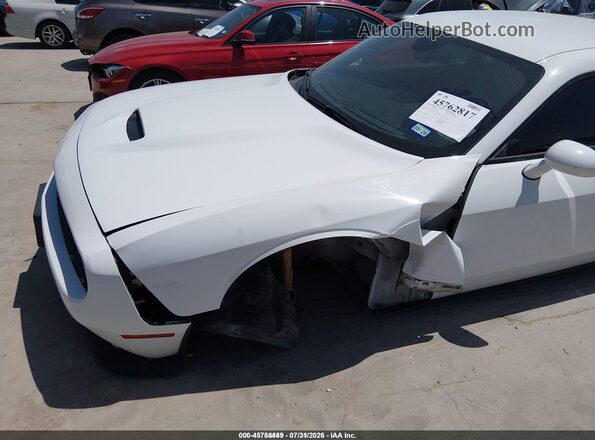 2C3CDZBT7KH660505 2019 DODGE CHALLENGER White Widok z przodu