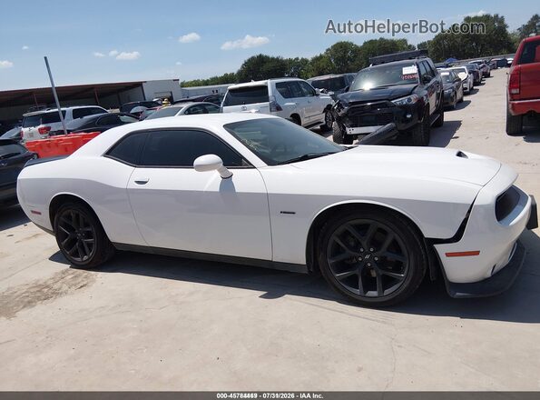 2C3CDZBT7KH660505 2019 DODGE CHALLENGER White Widok wnętrza z tyłu