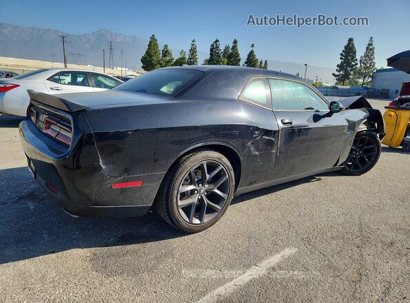 2C3CDZBT7MH676626 2021 DODGE CHALLENGER Black Trasero derecho