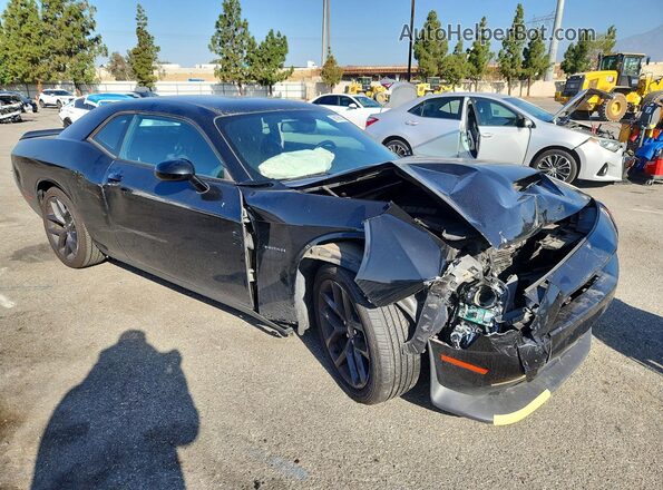 2C3CDZBT7MH676626 2021 DODGE CHALLENGER Black Delantero derecho