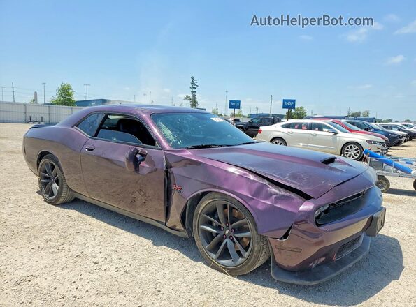2C3CDZBT7NH117918 2022 DODGE CHALLENGER Purple Առջևի աջ