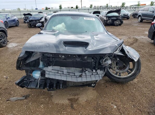 2C3CDZBT7NH230672 2022 DODGE CHALLENGER Черный Вид спереди