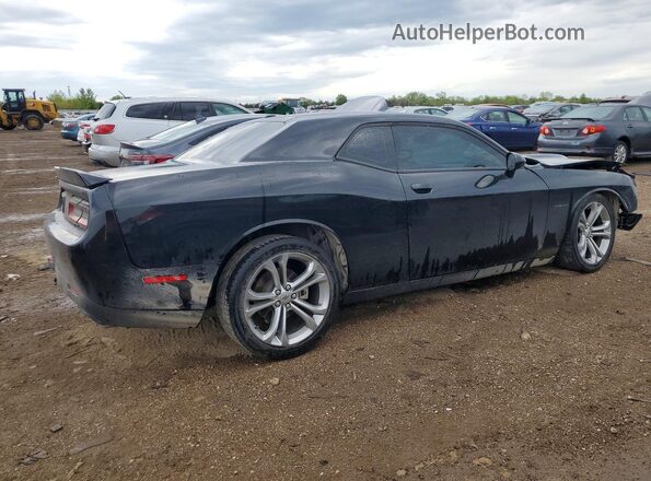 2C3CDZBT7NH230672 2022 DODGE CHALLENGER Черный Задняя правая четверть