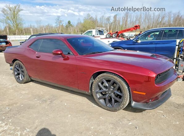 2C3CDZBT7NH247133 2022 DODGE CHALLENGER Burgundy Front right