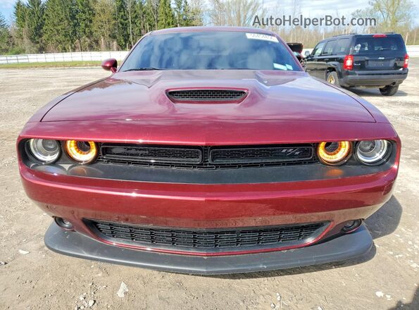 2C3CDZBT7NH247133 2022 DODGE CHALLENGER Burgundy Front view
