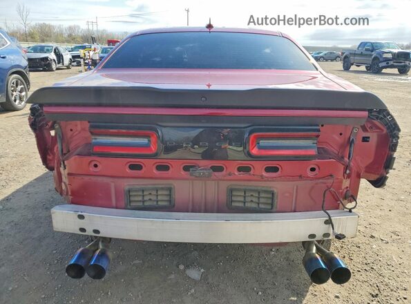 2C3CDZBT7NH247133 2022 DODGE CHALLENGER Burgundy Rear view