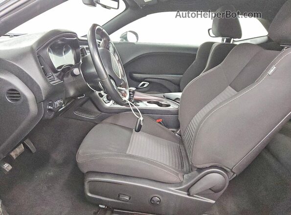 2C3CDZBT7PH570455 2023 DODGE CHALLENGER Gray Vista interior delantera